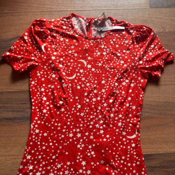 Red Moon & Stars Maxi Dress - Picture 2 of 3